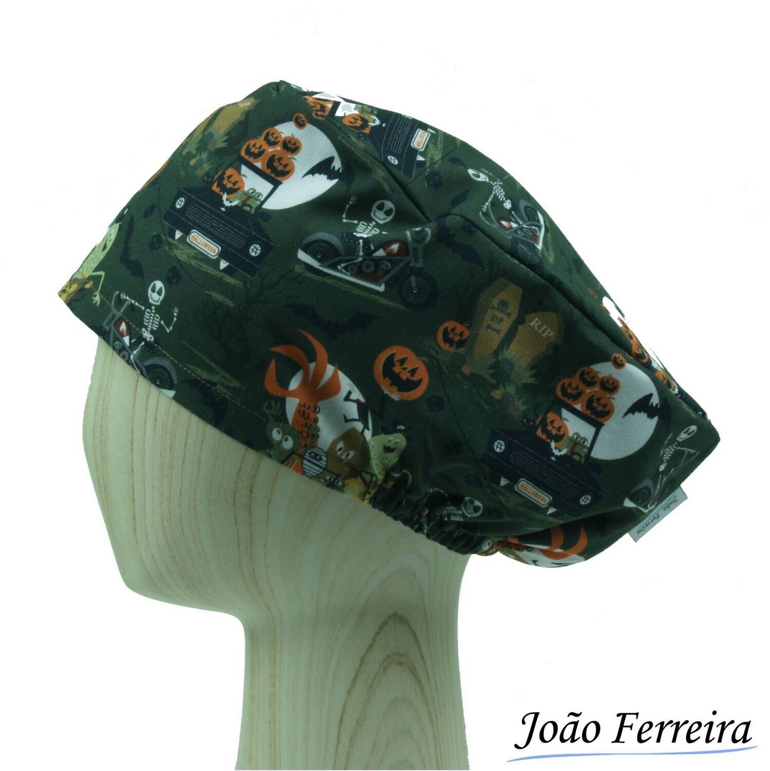 Gorro quirófano pelo largo Halloween 13