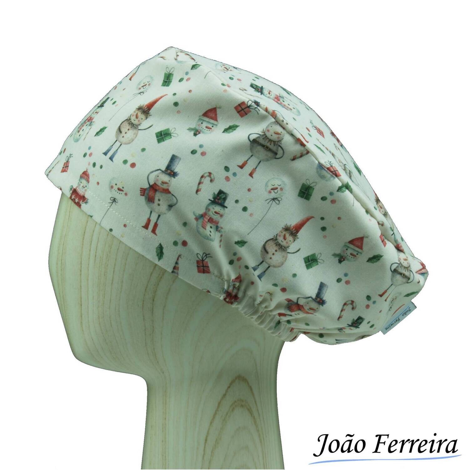 Gorro quirófano pelo largo Navidad 12