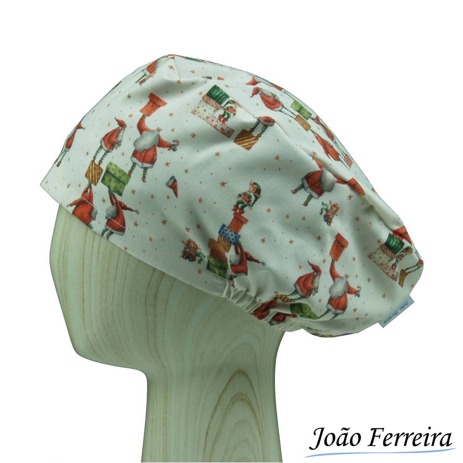 Gorro quirófano pelo largo Navidad 9
