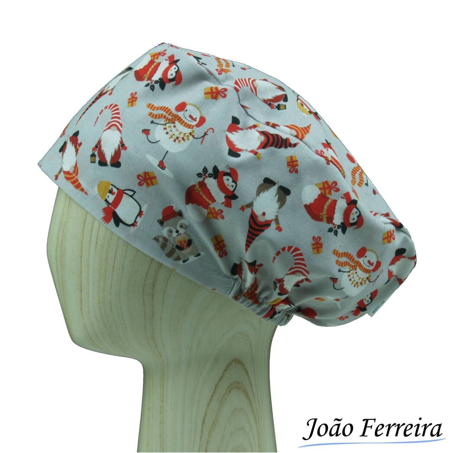 Gorro quirófano pelo largo Navidad 17