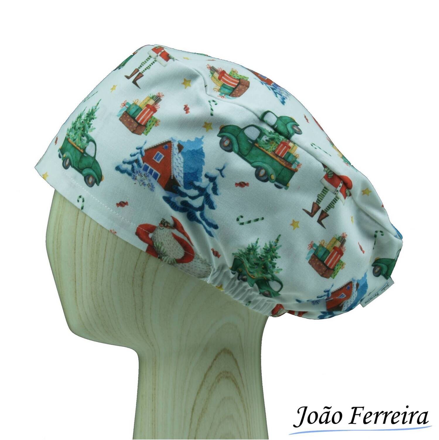 Gorro quirófano pelo largo Navidad 18
