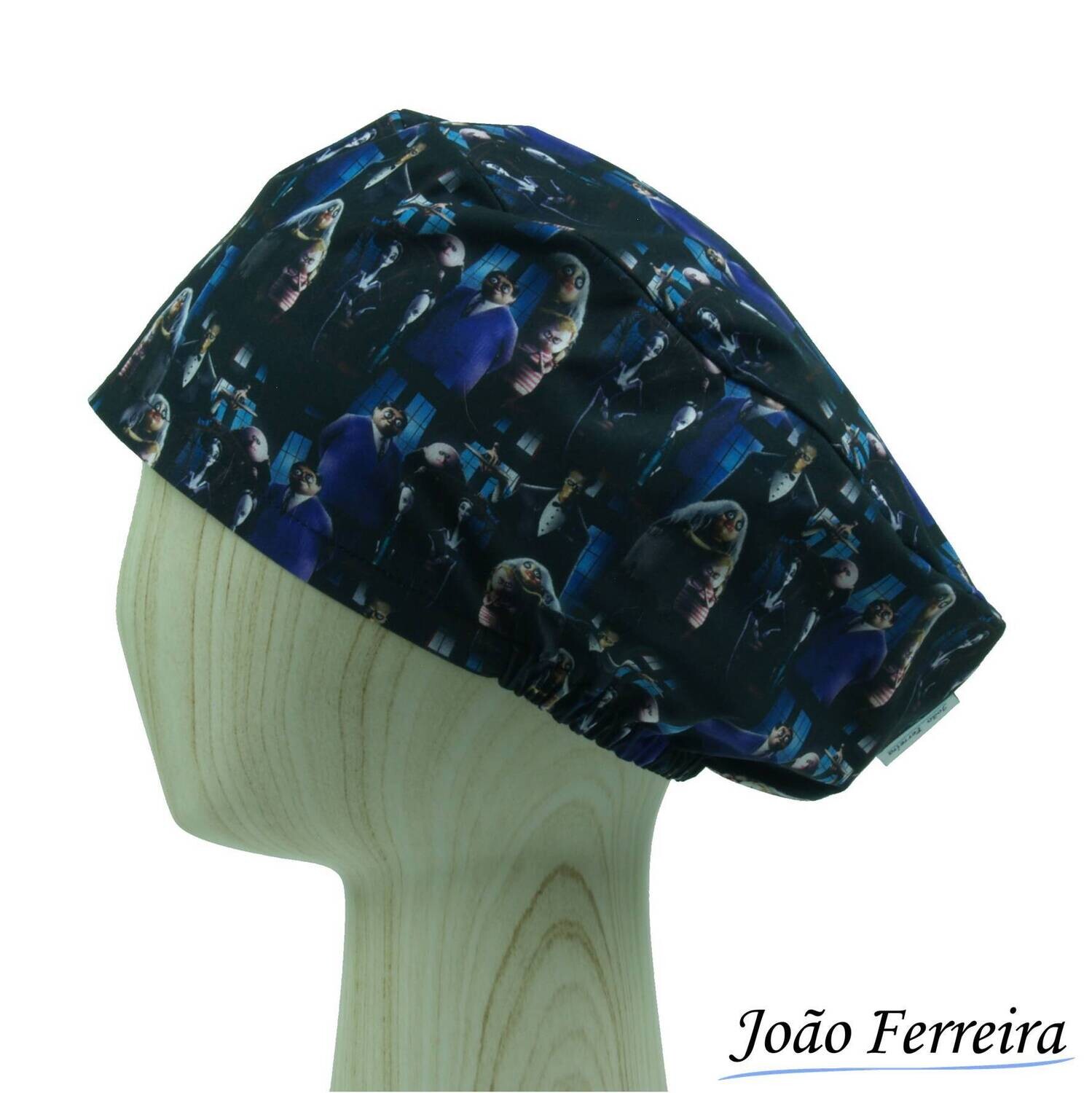Gorro quirófano pelo largo Familia Addams