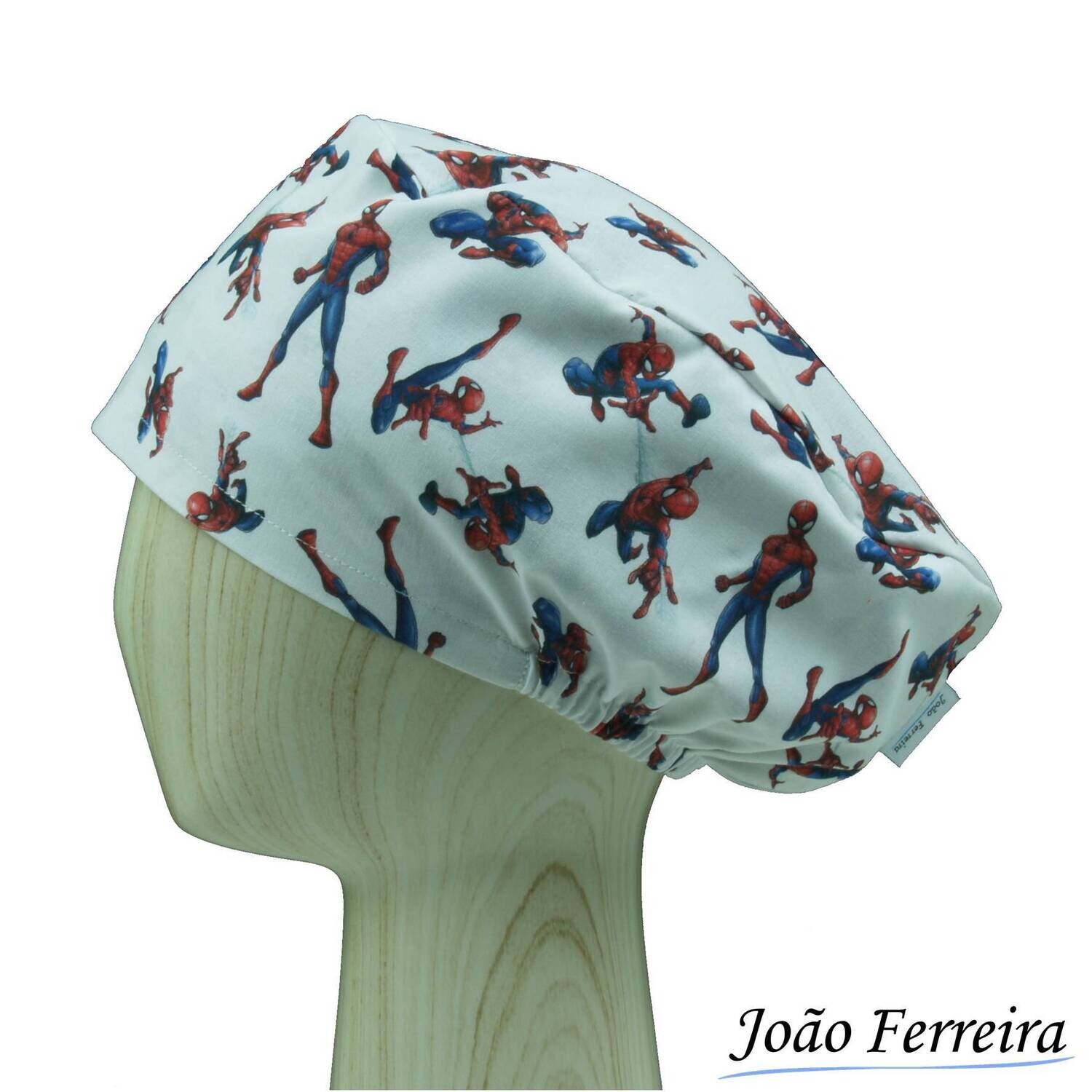 Gorro quirófano pelo largo Spiderman