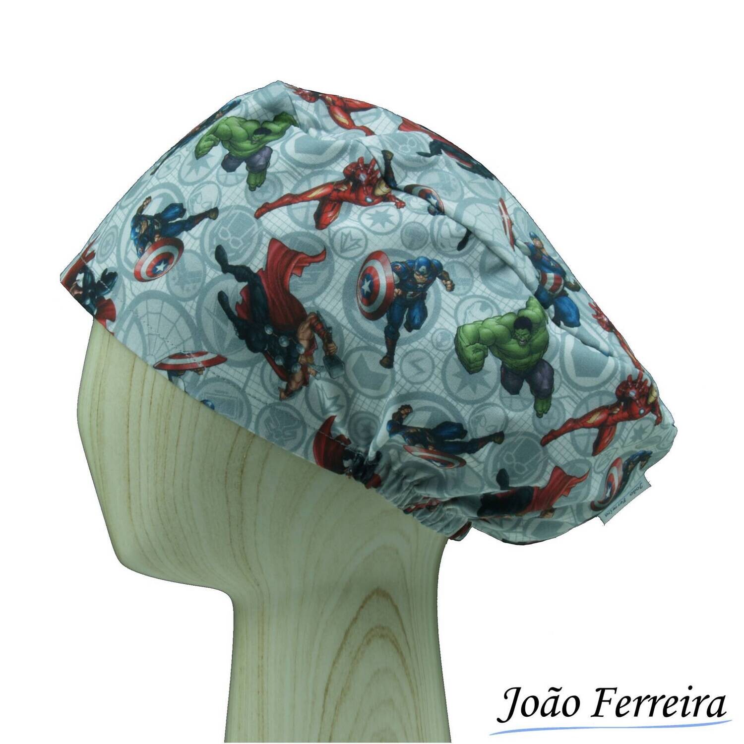 Gorro quirófano pelo largo Marvel 1