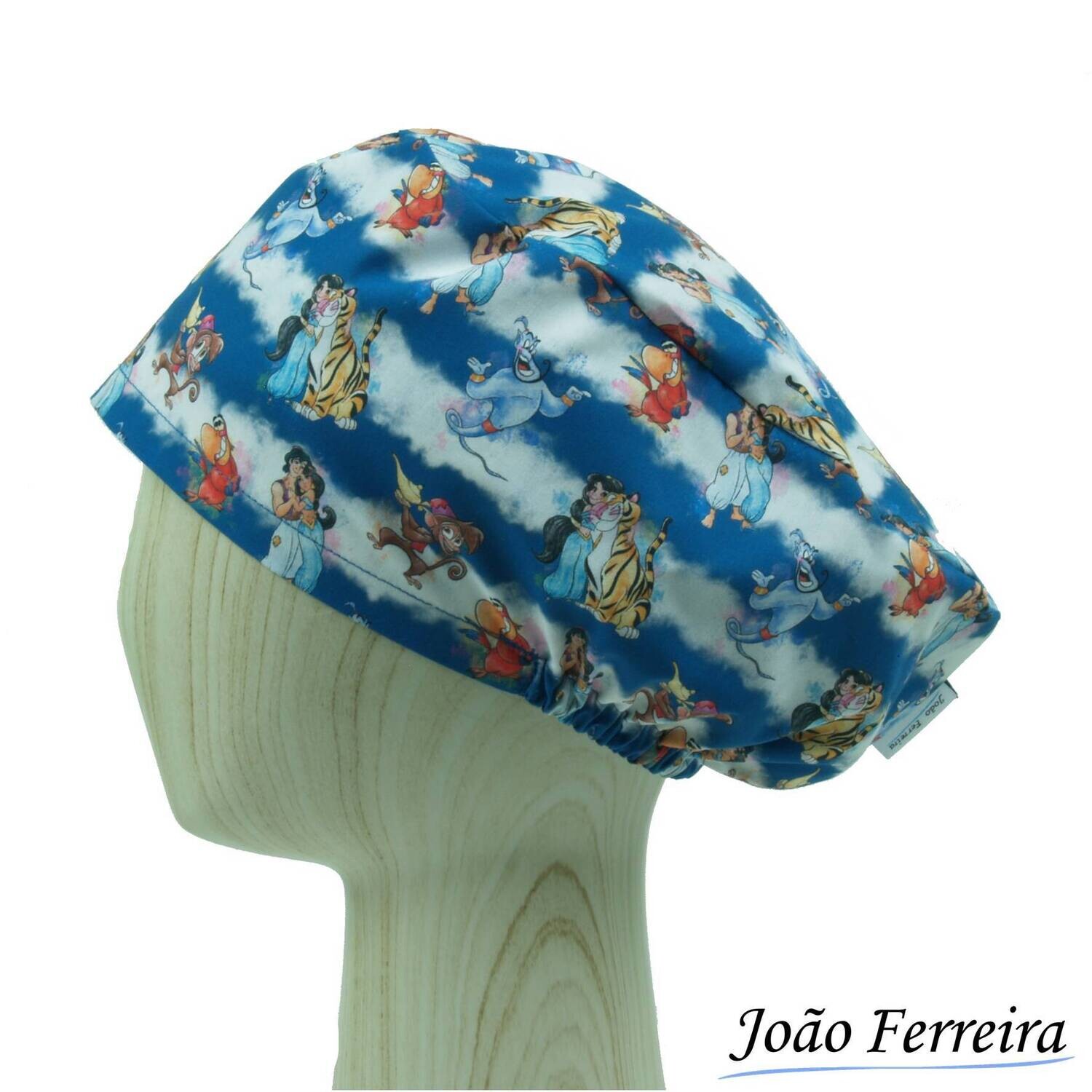 Gorro quirófano pelo largo Aladín 3 personajes