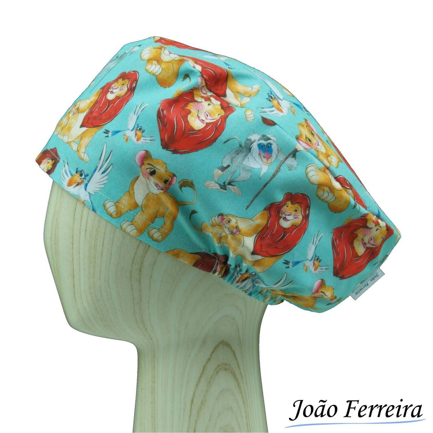 Gorro quirófano pelo largo Rey León 8