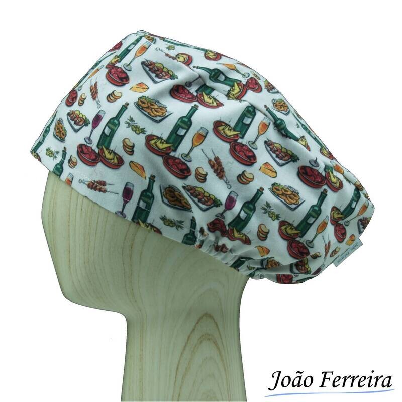 Gorro quirófano pelo largo Barbacoa y tapas
