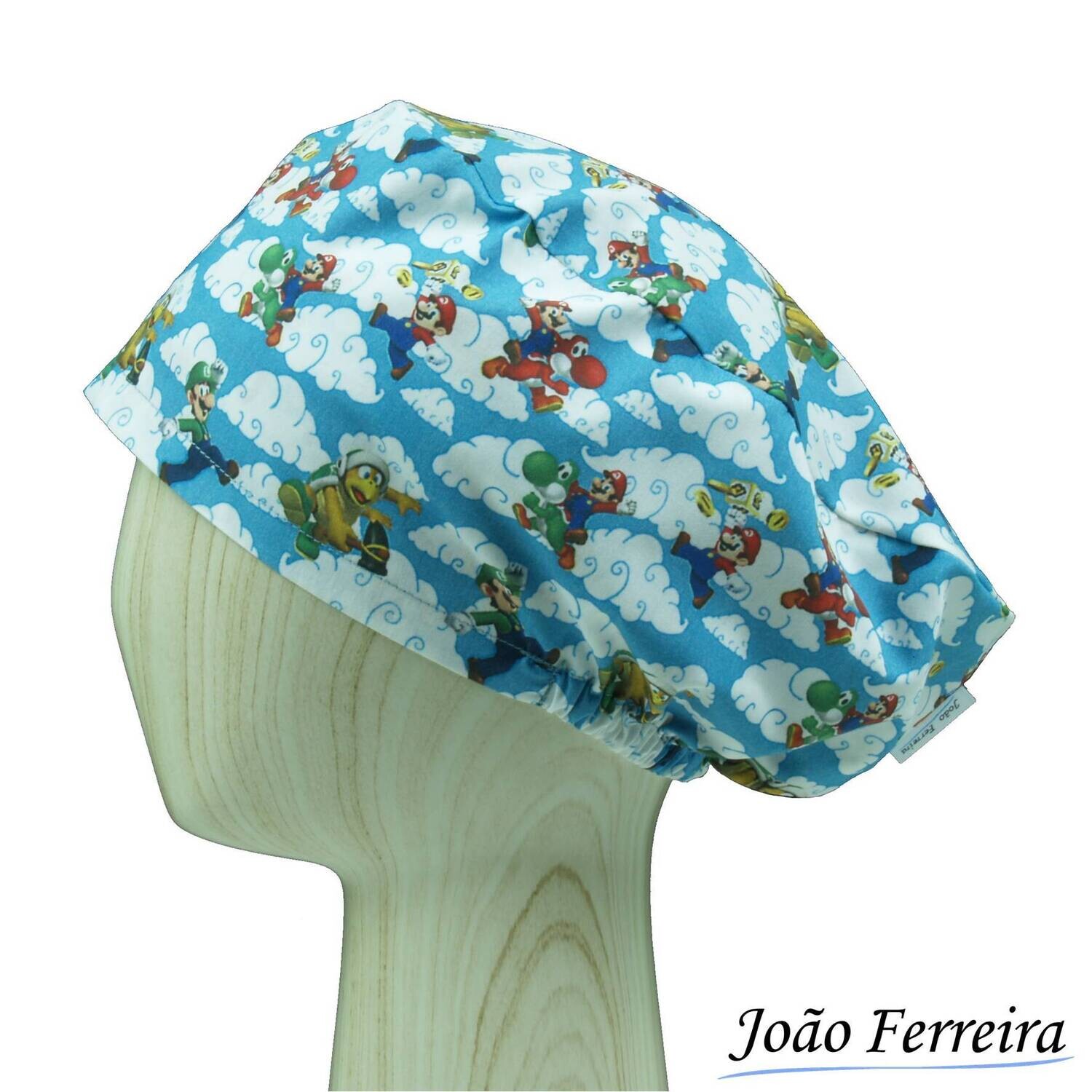 Gorro quirófano pelo largo Super Mario 3