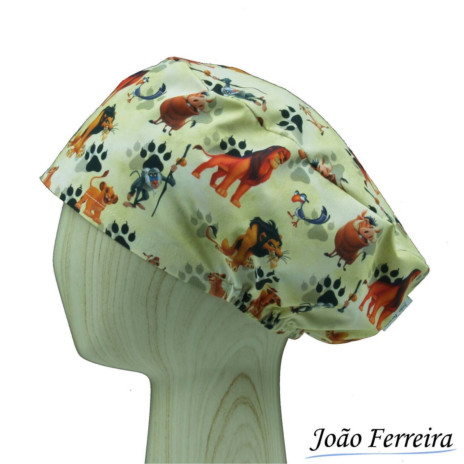 Gorro quirófano pelo largo Rey León 9
