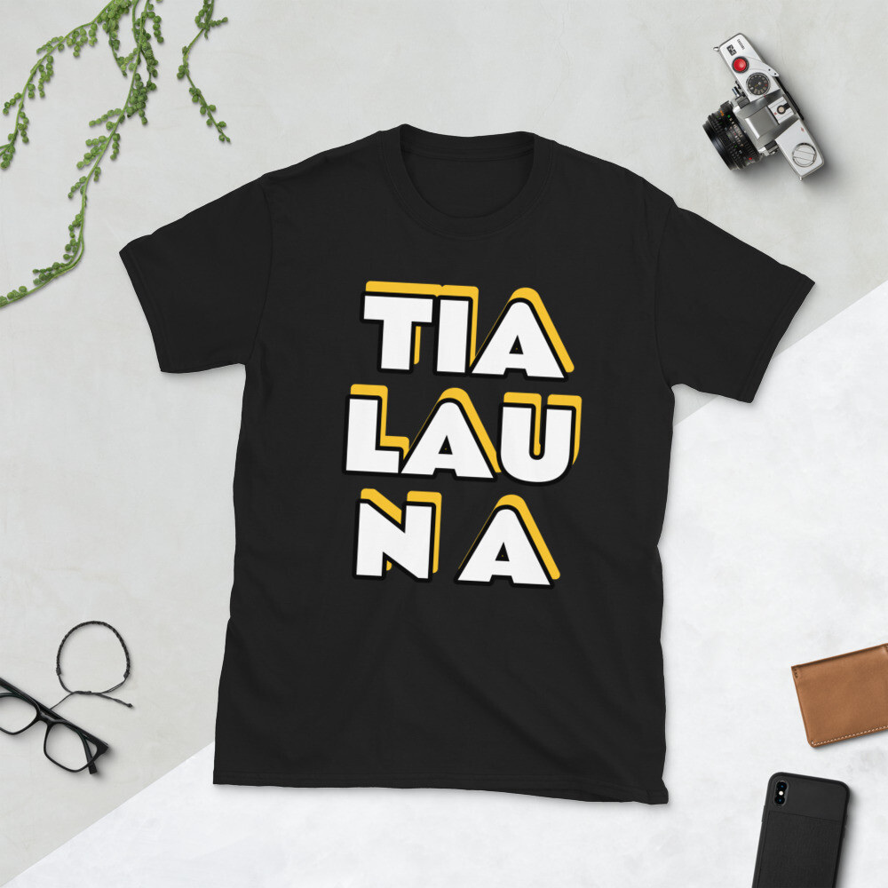 TIALAUNA Yellow Shadow Short-Sleeve Unisex T-Shirt