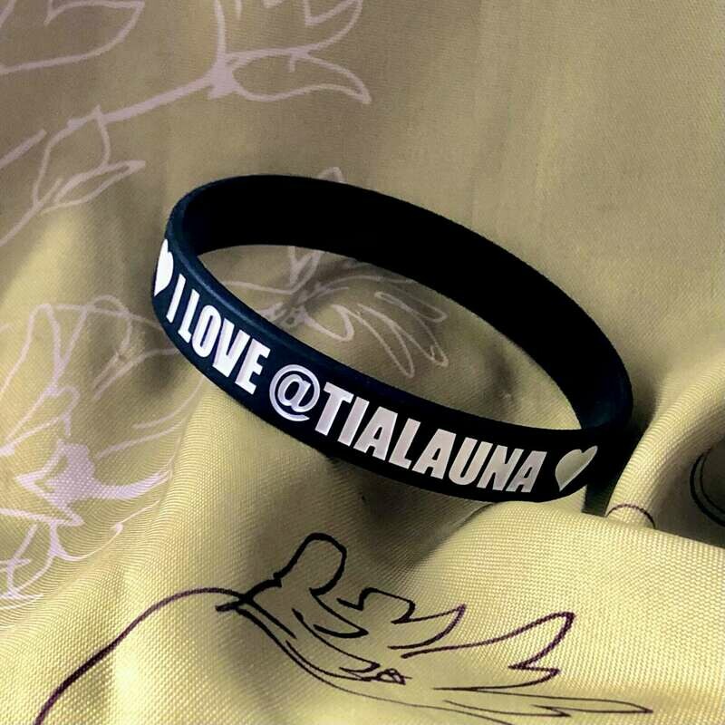 &quot;I Love Tialauna&quot; Wristband