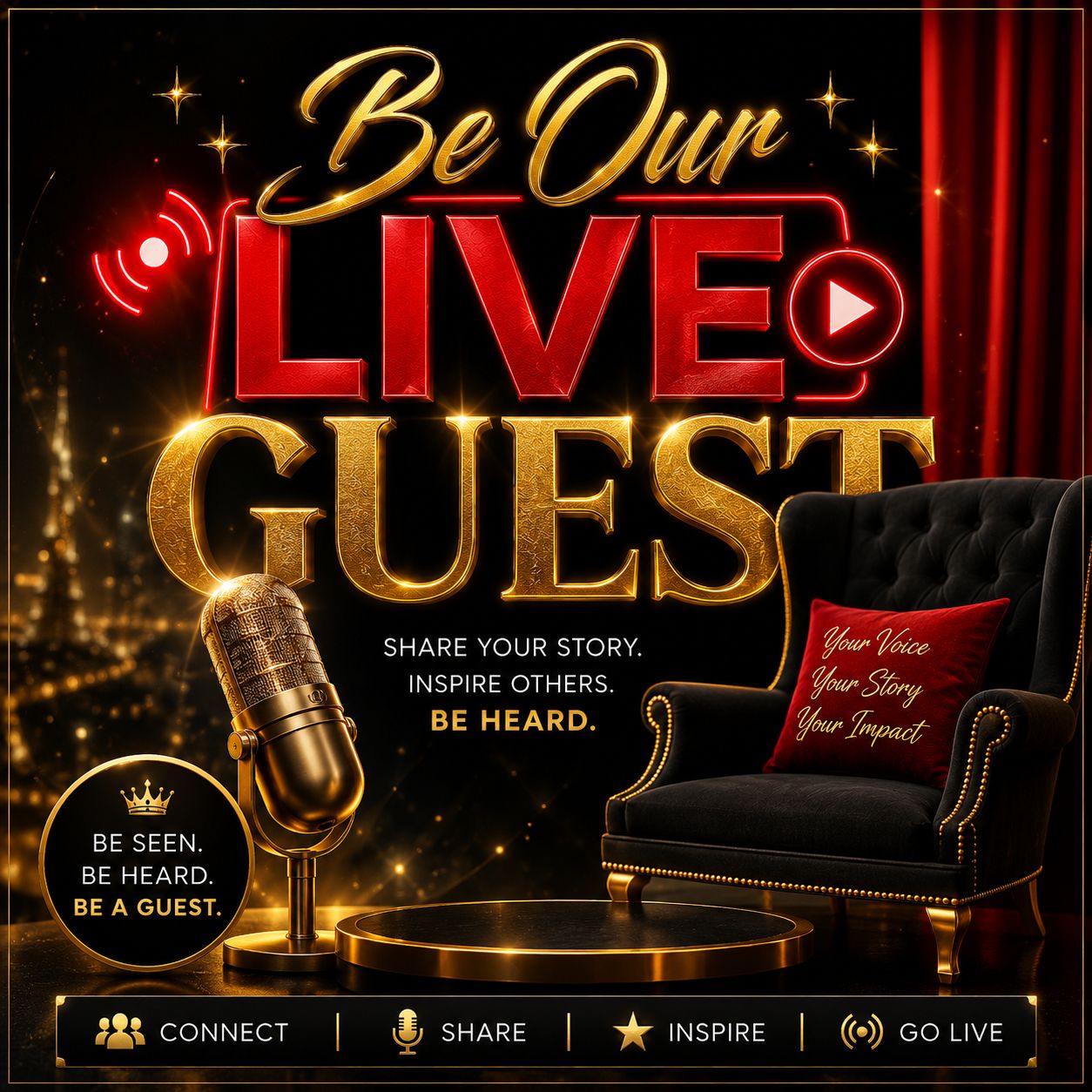 Be Our Live Guest 05/13/26 (5 mins)
