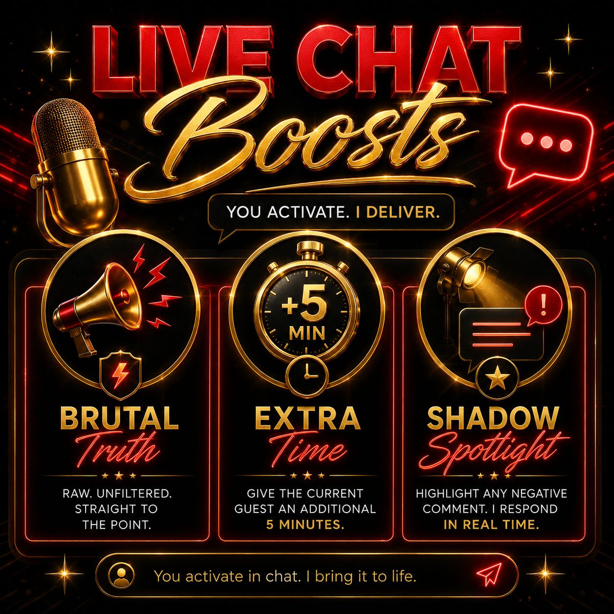Live Chat Boosts
