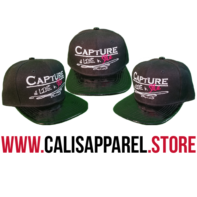 Capture all Life in Style Alligator Black | Black Under-BrimSnapBack