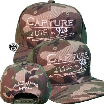 Cali's apparel Signature Unisex Camouflage Snapback