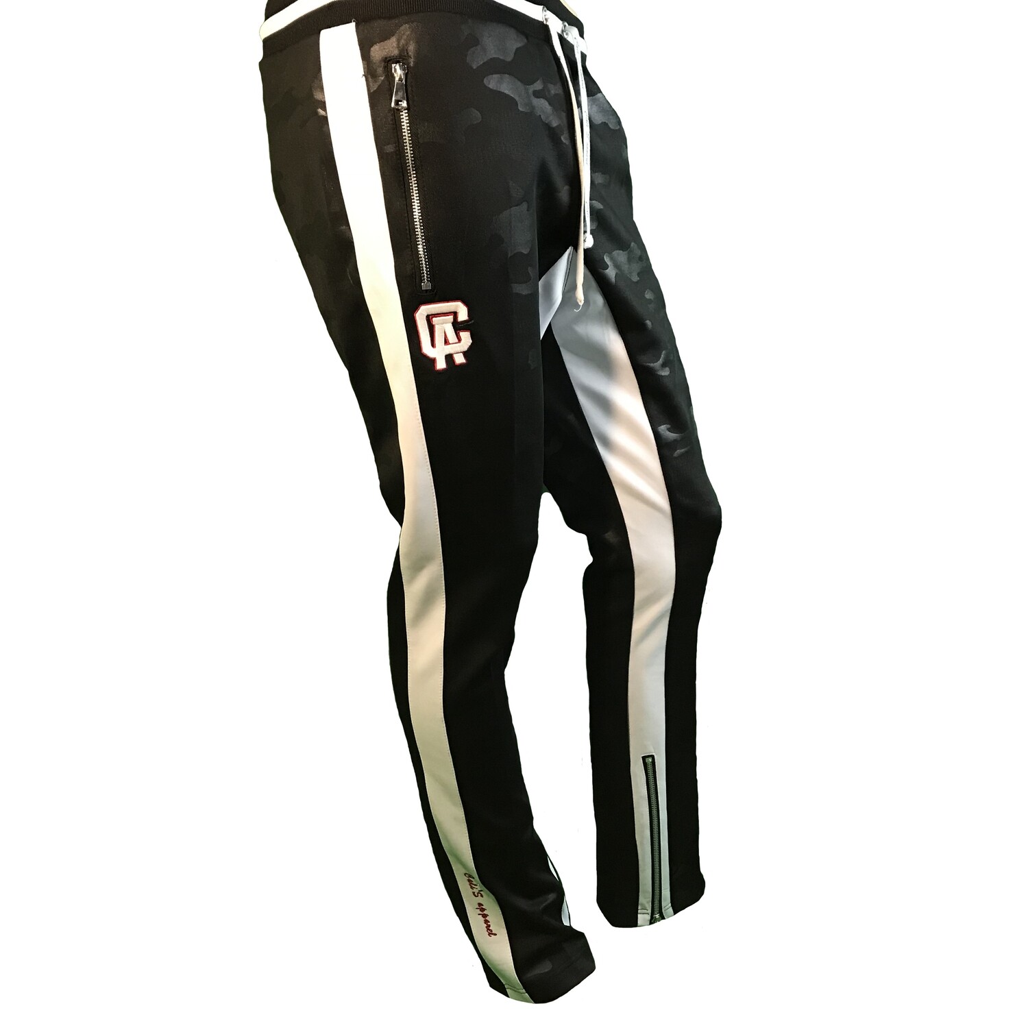 Cali's apparel Men's Black Camo Interlock Joggers