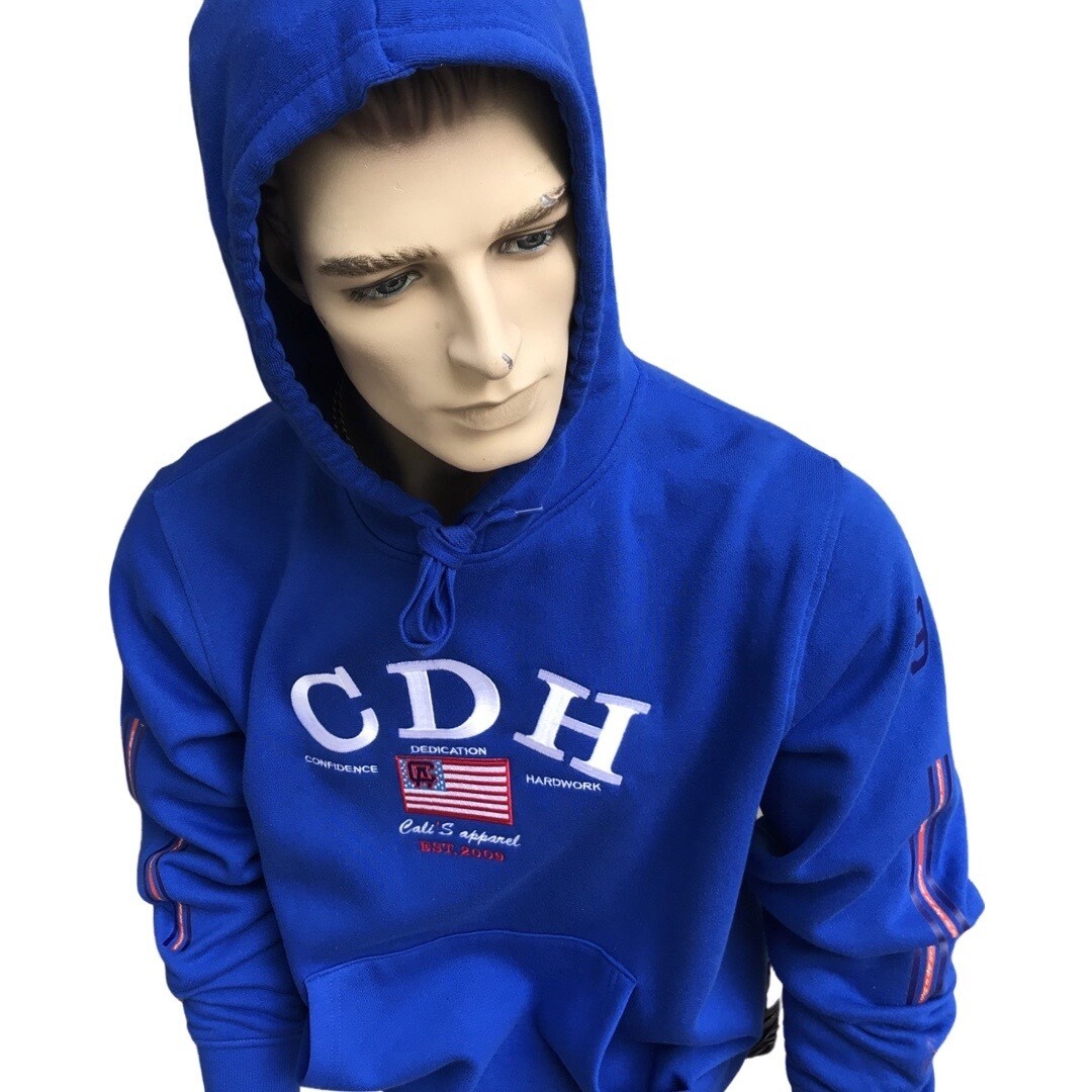 Cali's apparel NYC CDH ROYAL Pull Over Hoodie Cali's apparel NYC CDH ROYAL Pull Over Hoodie