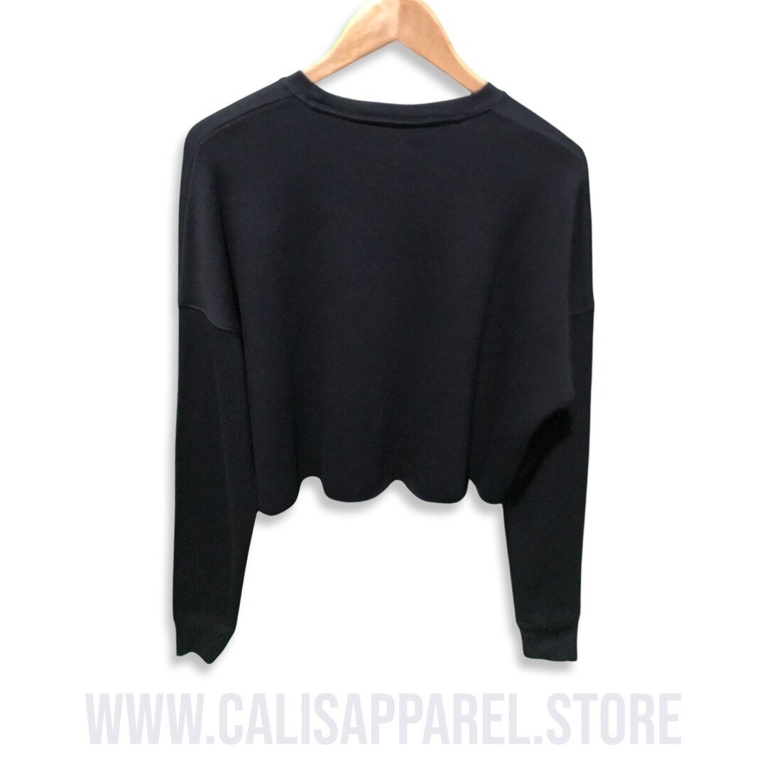 ​Cali's apparel 5 Star CDH BlackRed/White Cropped Top Hoodie