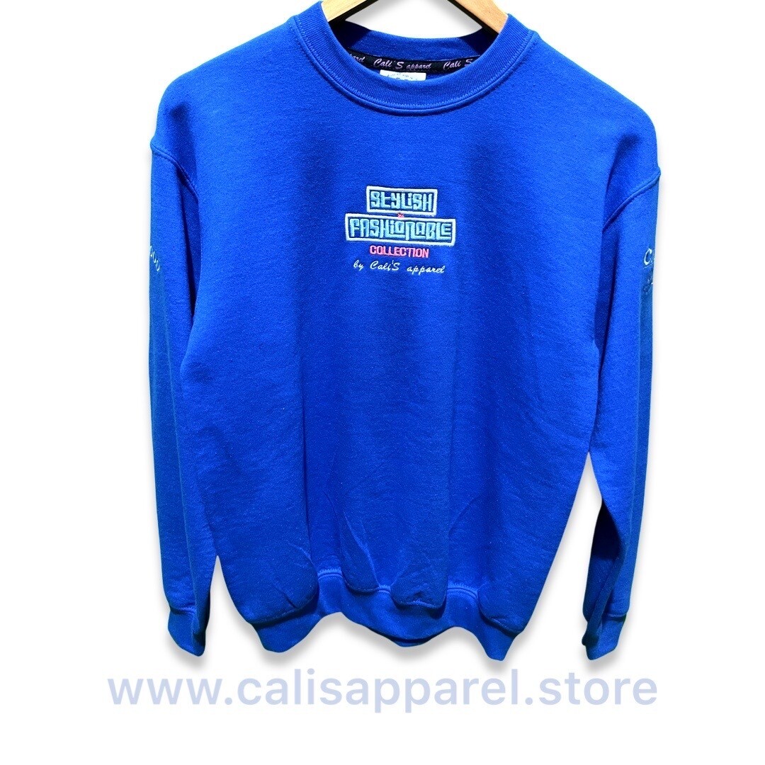 Cali’s apparel Unisex Youth Royal STYLiSH &amp; FASHiONABLE Miami Sweater -  Also available in Adult Sizes