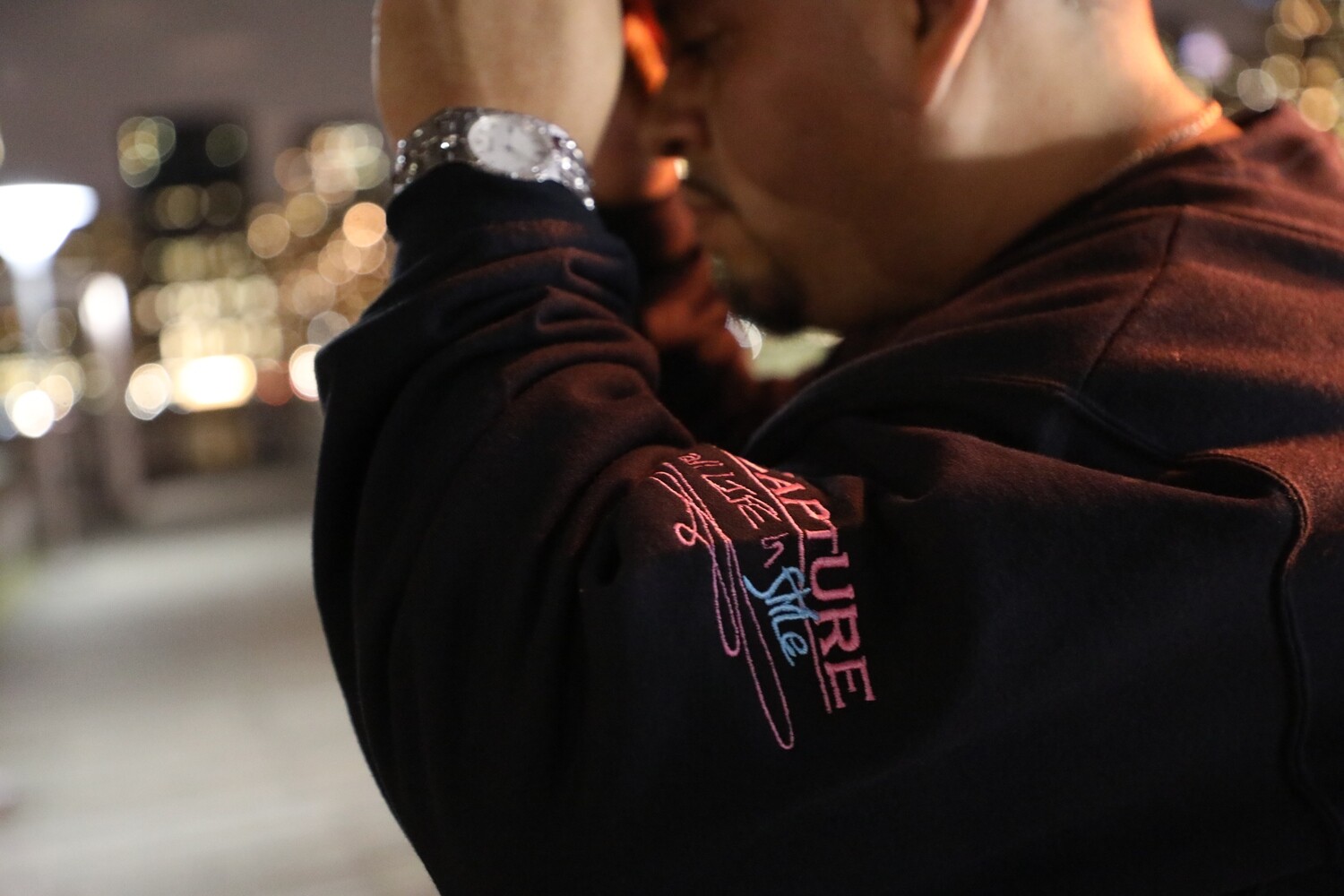 Cali’s apparel Unisex Black Classic Steelo Miami Drop Sweatshirt Cali’s apparel Unisex Black Classic Steelo Miami Drop Sweatshirt