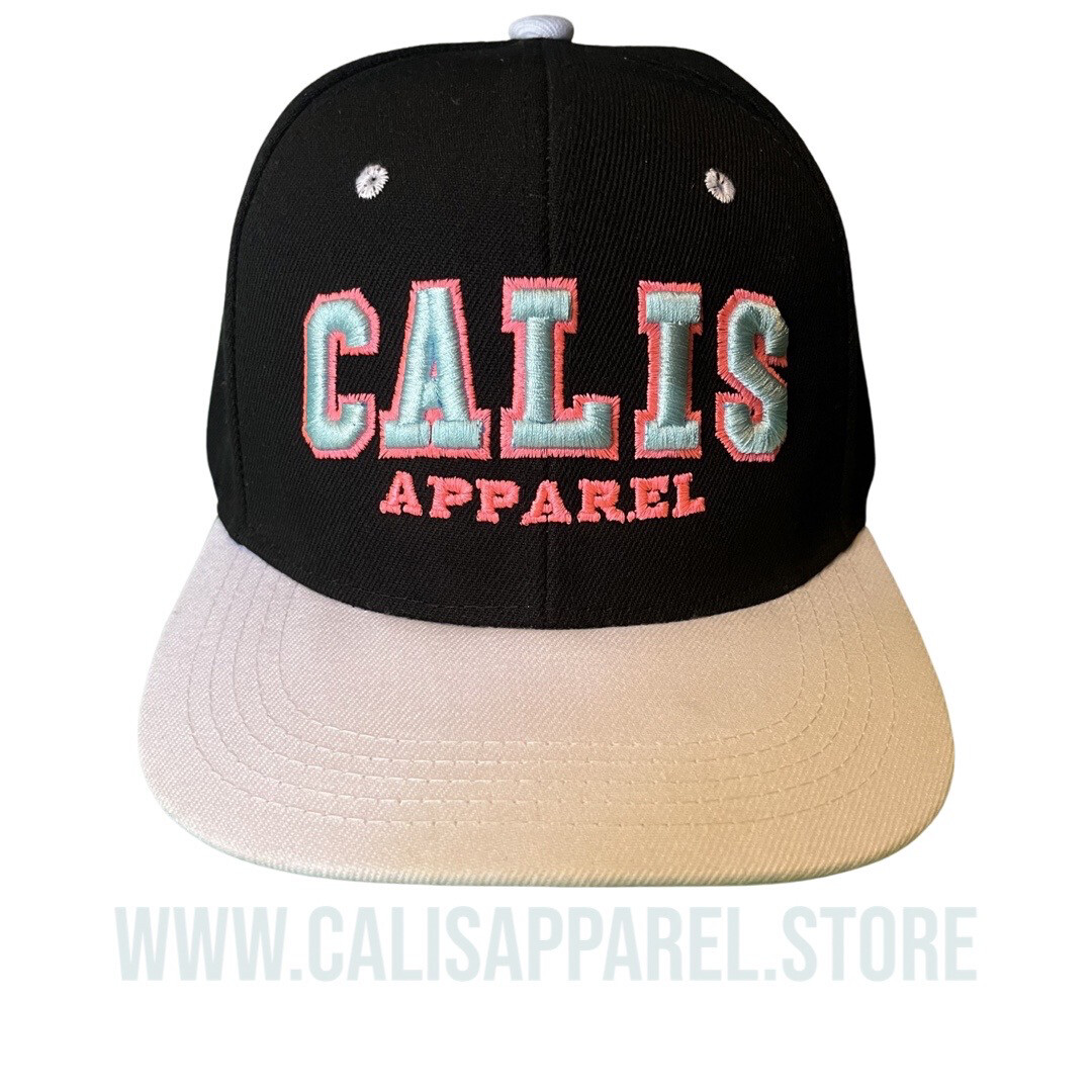Cali's apparel 3D Puff Black/White Snapback Cali's apparel 3D Puff Black/White Snapback