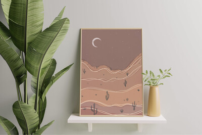 Desert Dreams Art Print