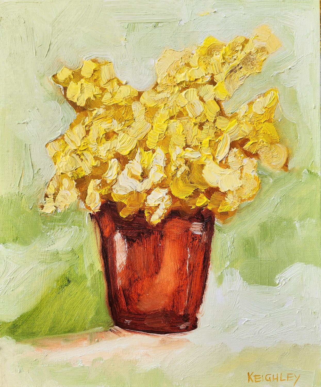 Wattle in Vintage Glass