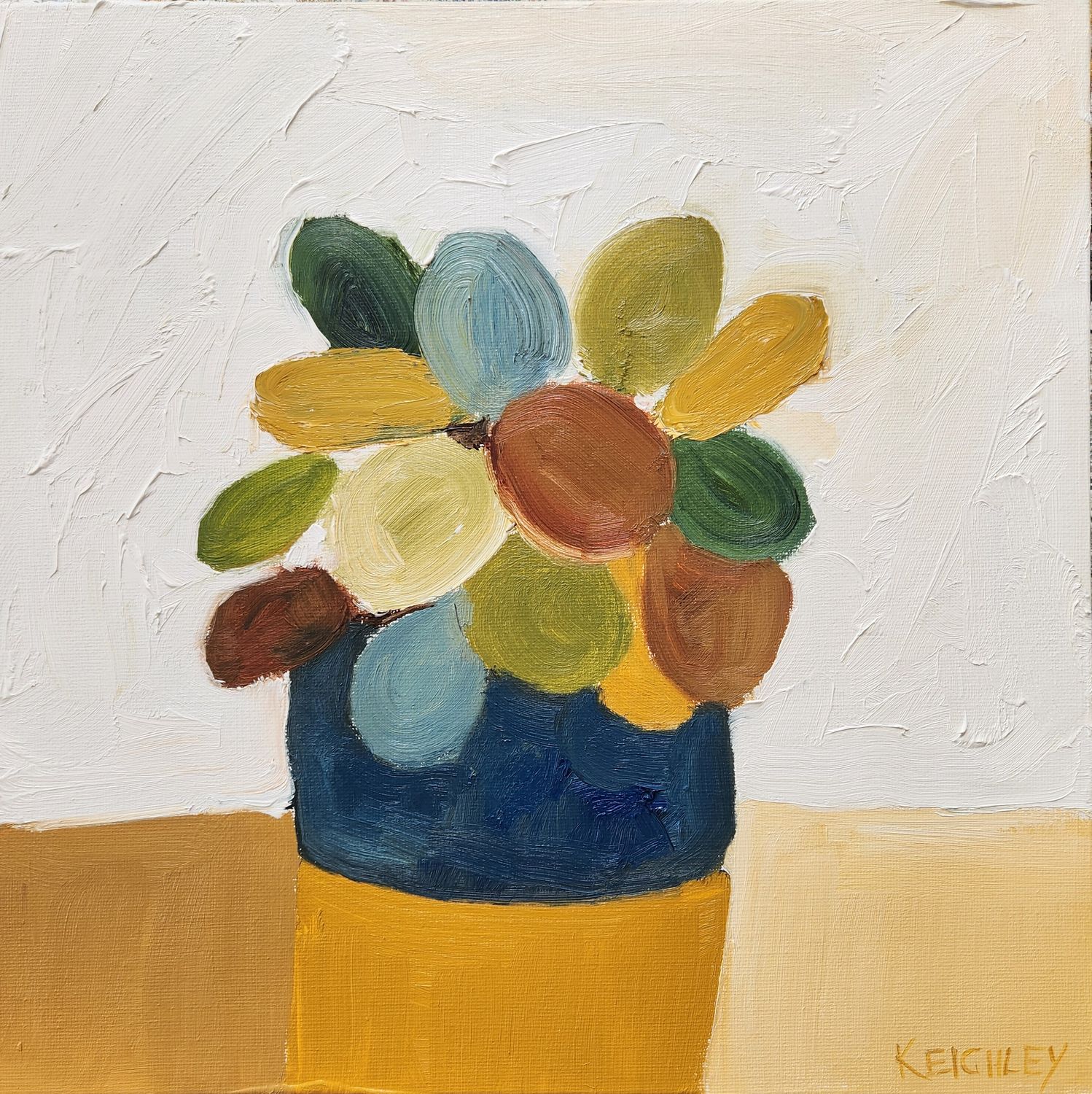 Ochre & Blue