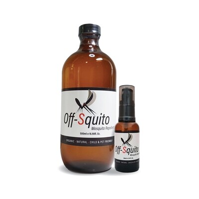 Off-Squito Mosquito - Value Pack (30ml spray + 500ml refill bottle)