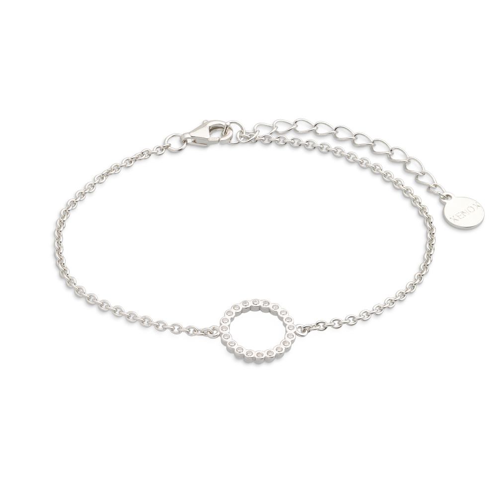 Xenox
Armband
925/- Silber, weiß
Zirkonia