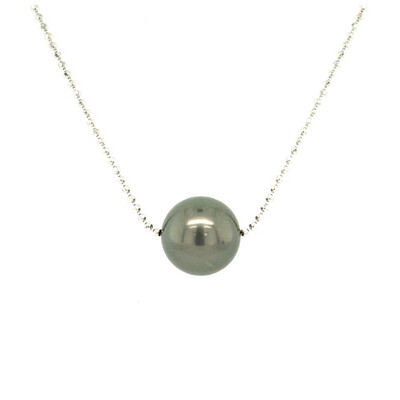 CEM
Behangcollier
925/- Silber, rhodiniert
Tahiti-Perle 8-10mm/50cm