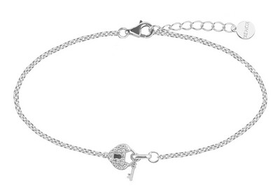 Xenox
Armband
925/- Silber, weiß/silberfarben
Zirkonia
Länge 15-18,5cm