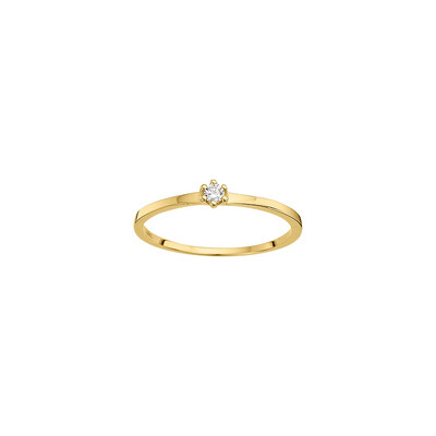 CEM
Solitär, Brillant
585/- Gold, gelb
1 Brillant - Diamant Wesselton ( H ) SI kleine Einschlüsse Brillantschliff 0,05ct.