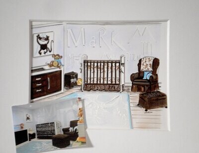 The Baby's First Nursery, featured in art.