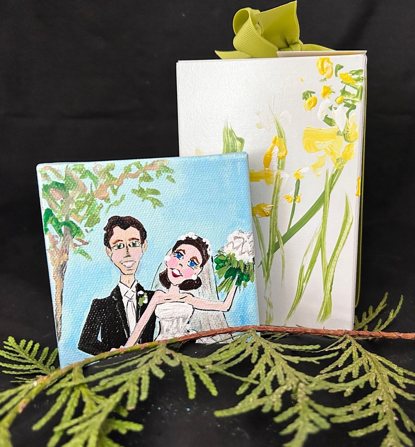 WEDDING COUPLE IN ART