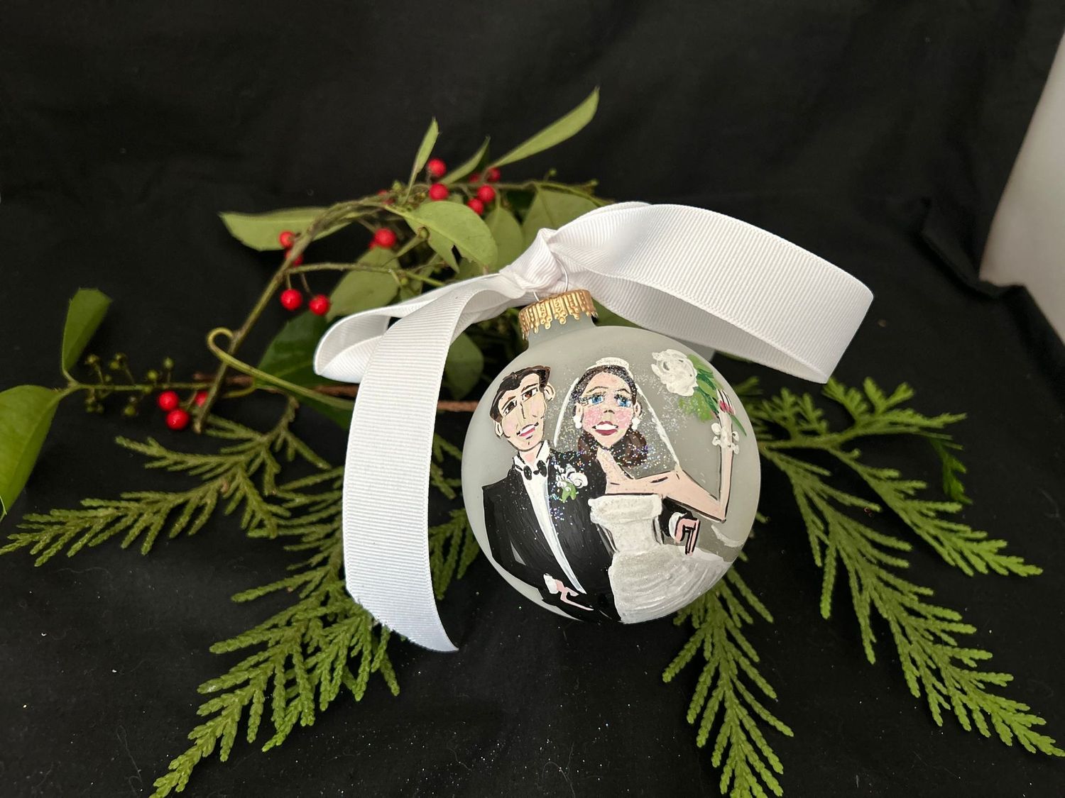 BRIDAL COUPLE AS A THANK YOU, MOM & DAD