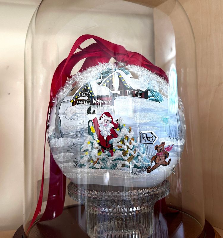 SANTA'S HOUSE 6" ornament