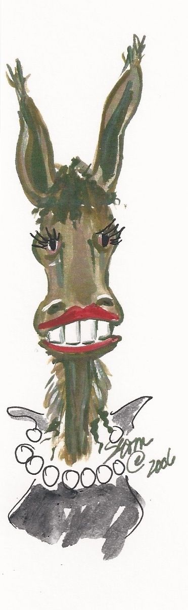 DEMOCRAT LADIES BOOKMARK