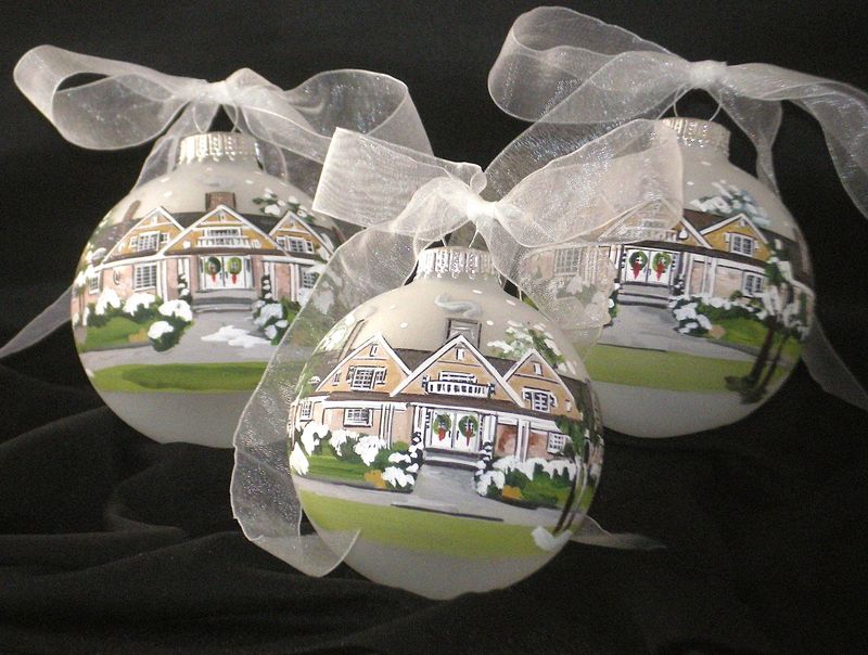 3 1/4" HOME IN THE SNOW