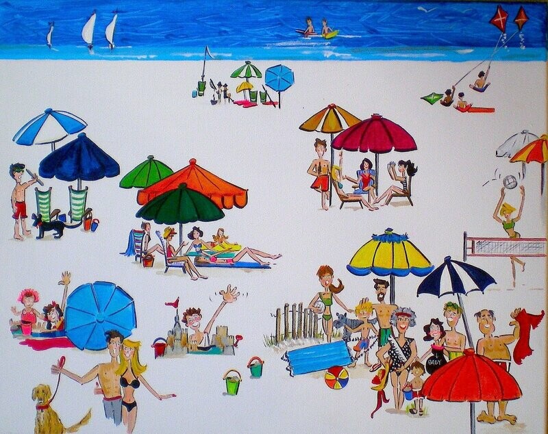 BEACH PRINT