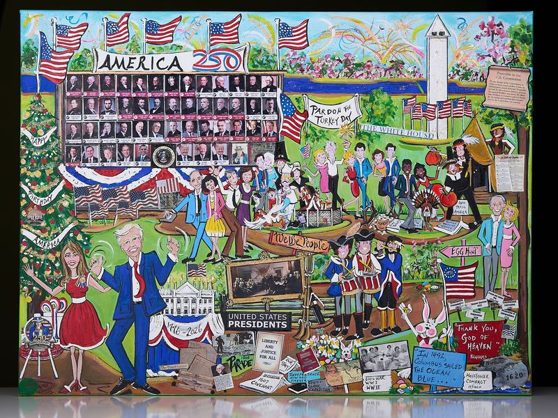AMERICA'S 250th BIRTHDAY PRINT
