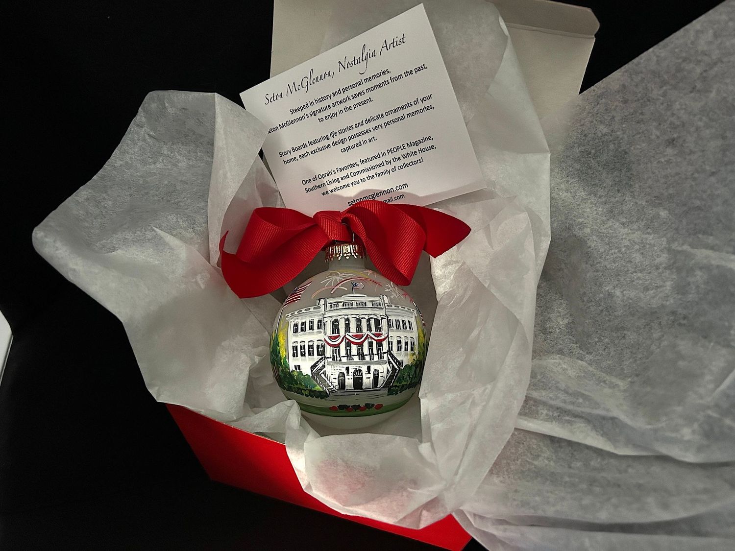 250 WHITE HOUSE ORNAMENT