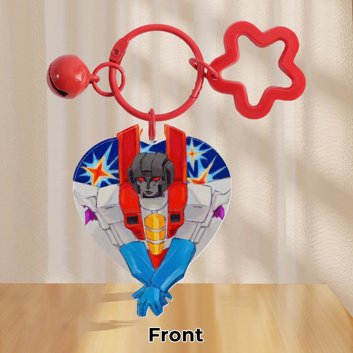 Transformers Starscream Double Sided Keychain