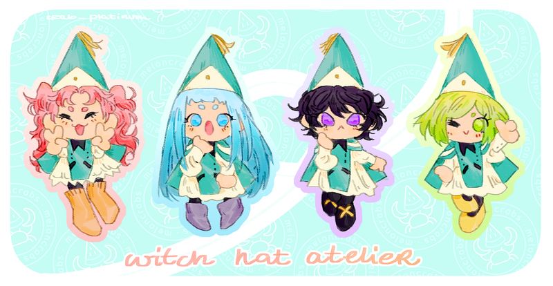 LIMITED STOCK &amp; PRE-ORDER Witch Hat Atelier Epoxy Keychains
