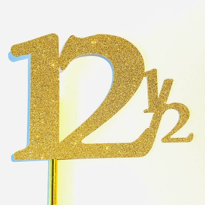 Taarttopper cijfer 12,5