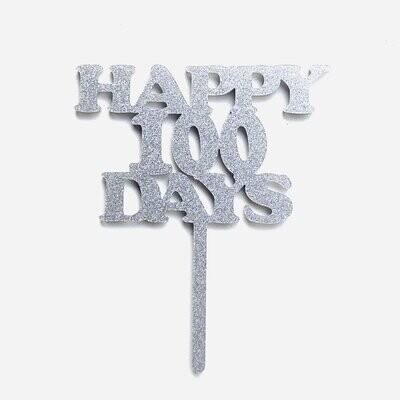 Happy 100 days taarttopper
