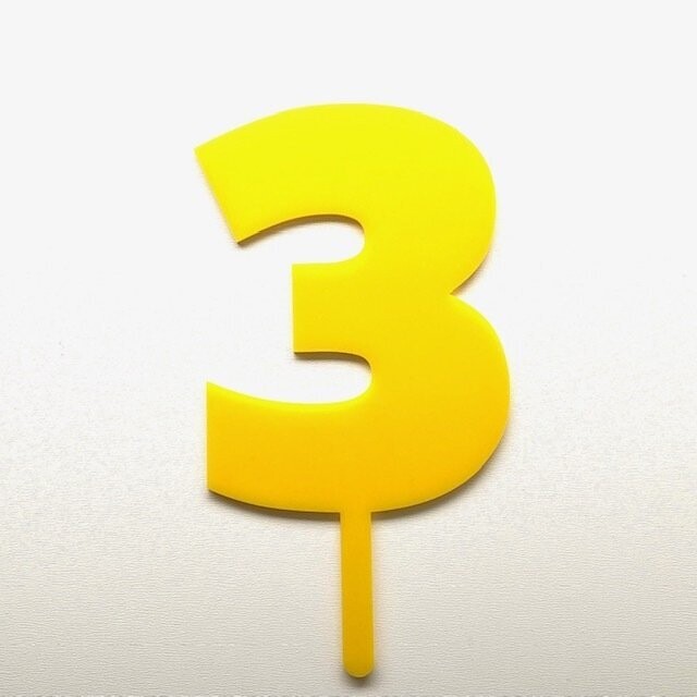 Leeftijd cijfer blok taarttopper