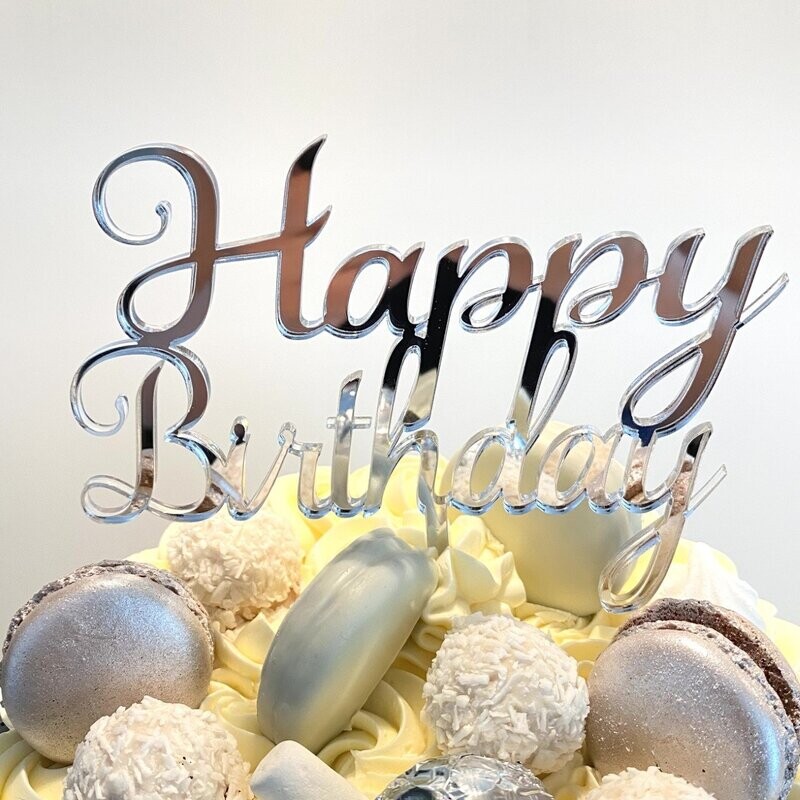Happy Birthday topper