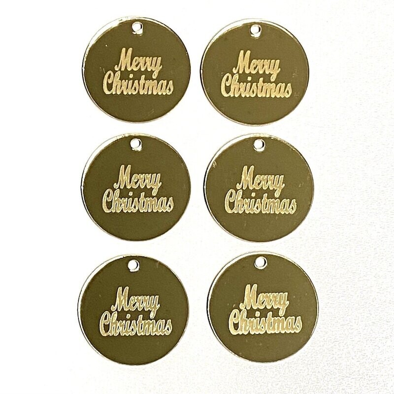 Label Merry Christmas 4 cm