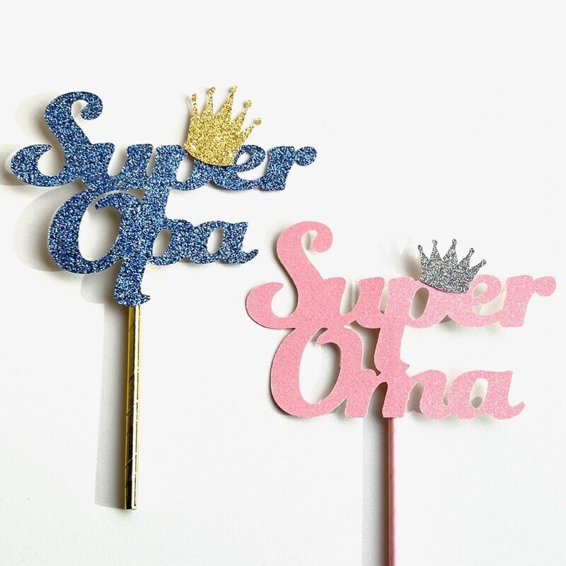 Super Opa of Oma van karton